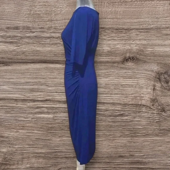 Vince Camuto Midi dress cob cobalt purple women’s size 8 - Picture 10 of 15